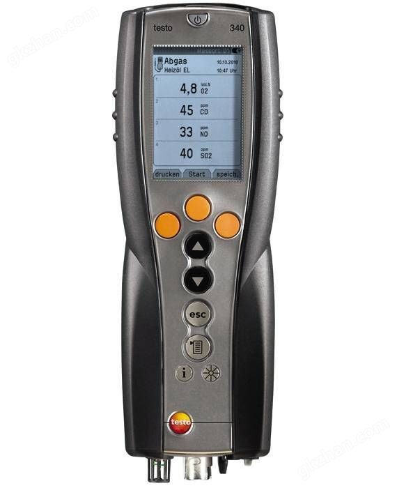 testo 340 - 工业烟气分析仪