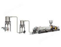 双螺杆风冷模面热切机组